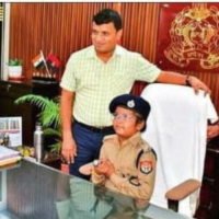 heartwarming-a-9-year-old-became-ips-officer-for-one-day-in-varanasi