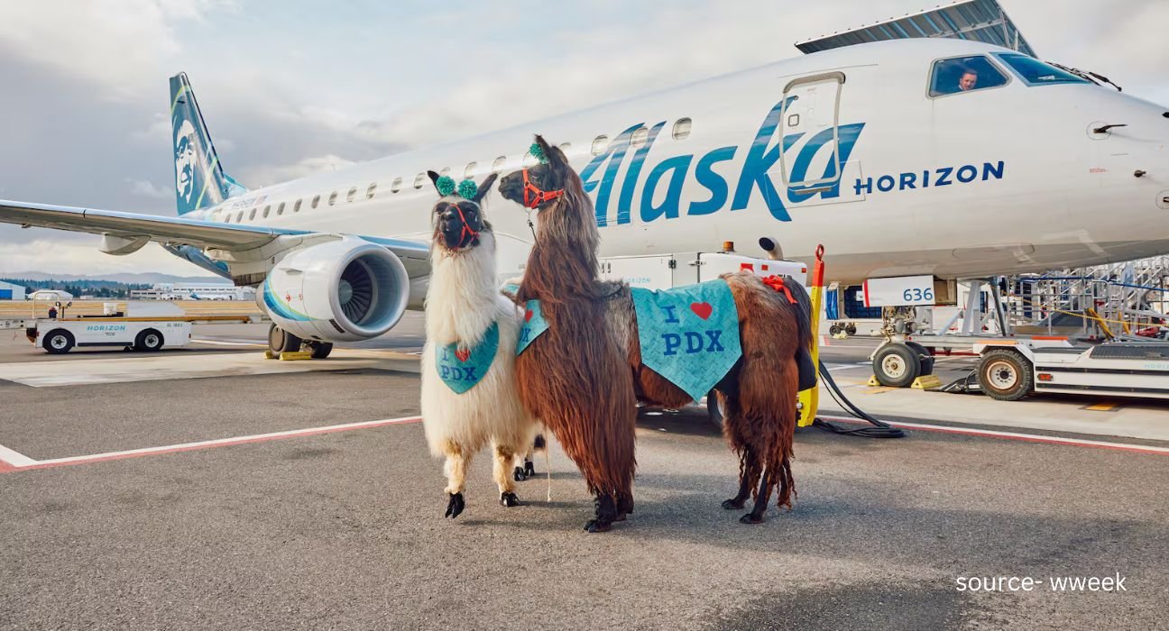 portland-airport-introduces-llama-therapy-to-ease-the-pressure-of-travelling